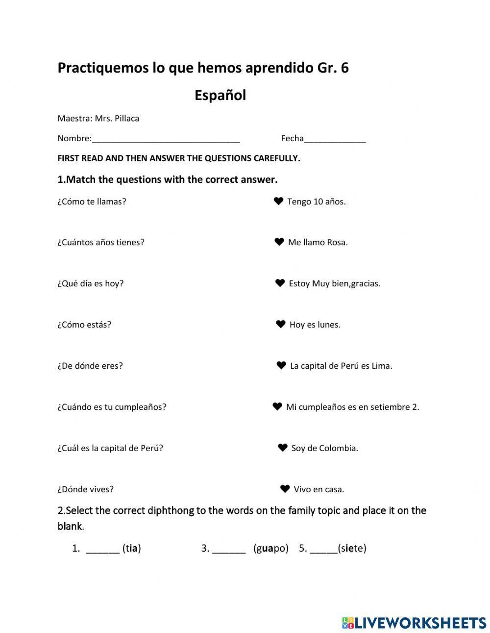 Mock Exam Gr. 6 part I-Update Mock Exam Gr. 6 part I-Update