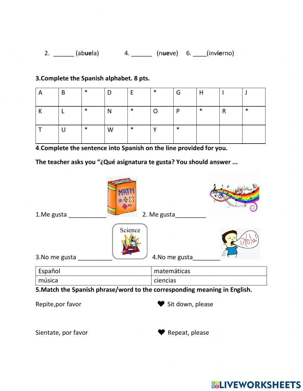 Mock Exam Gr. 6 part I-Update