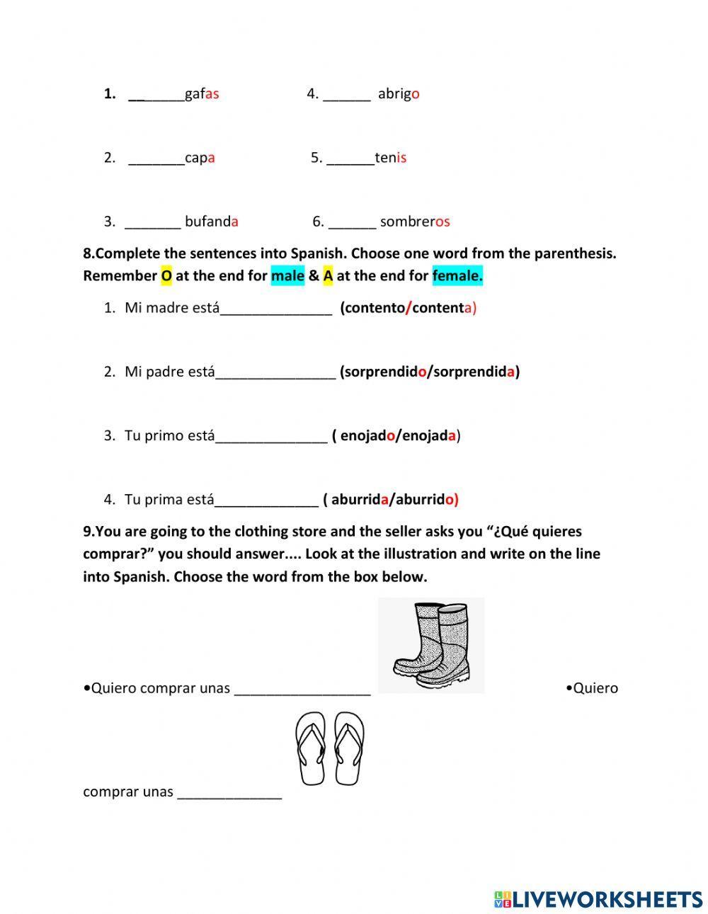 Mock Exam Gr. 6 part I-Update