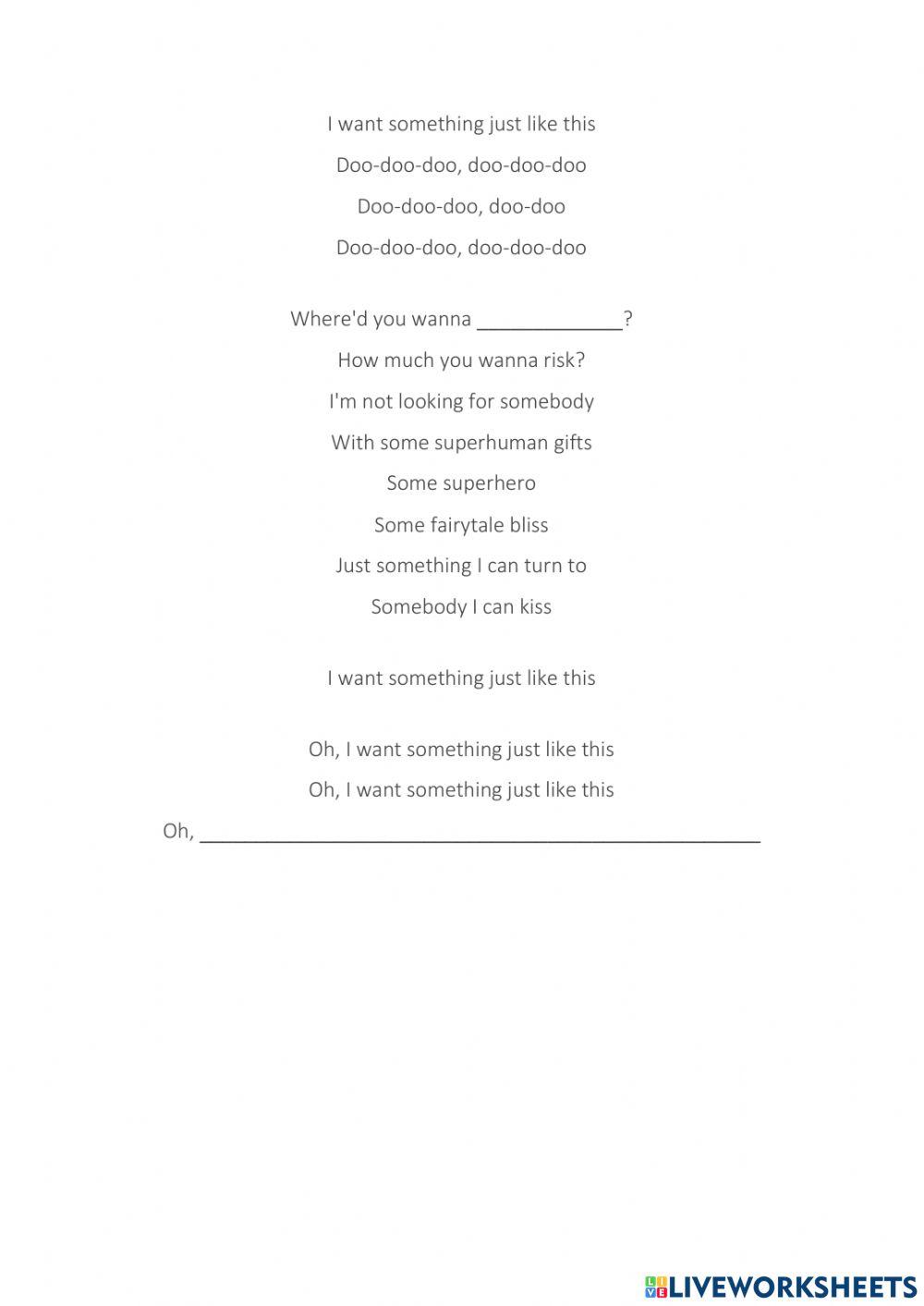 Something just like this