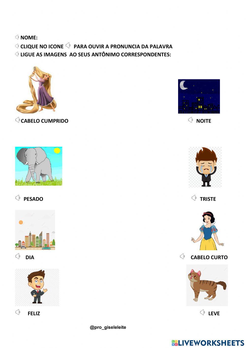 Antônimo e sinônimo