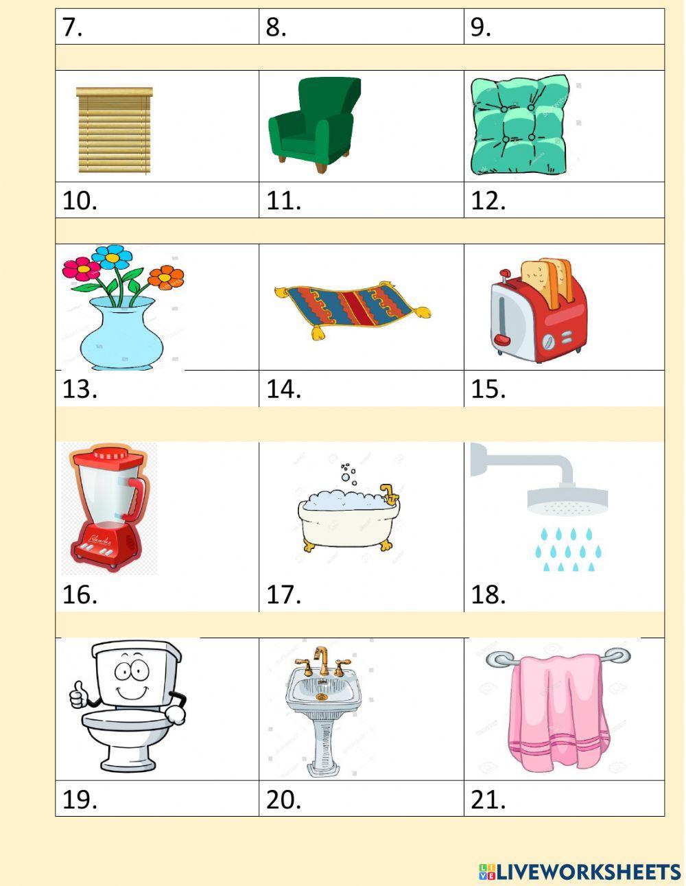 Furniture and appliances