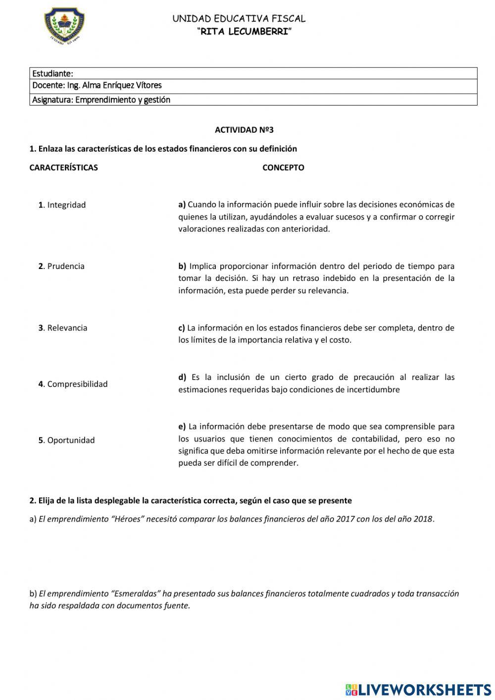 Principios contables básicos