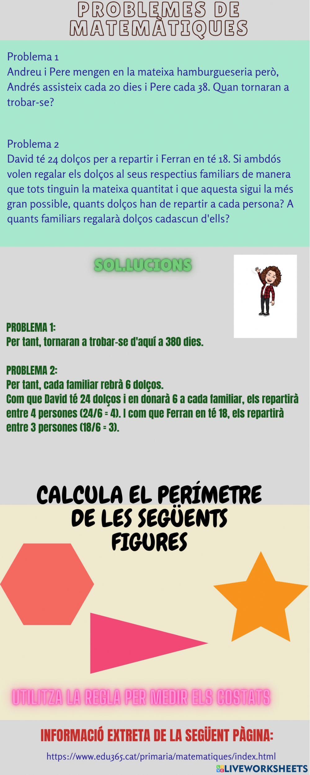 Matemàtiques problemes