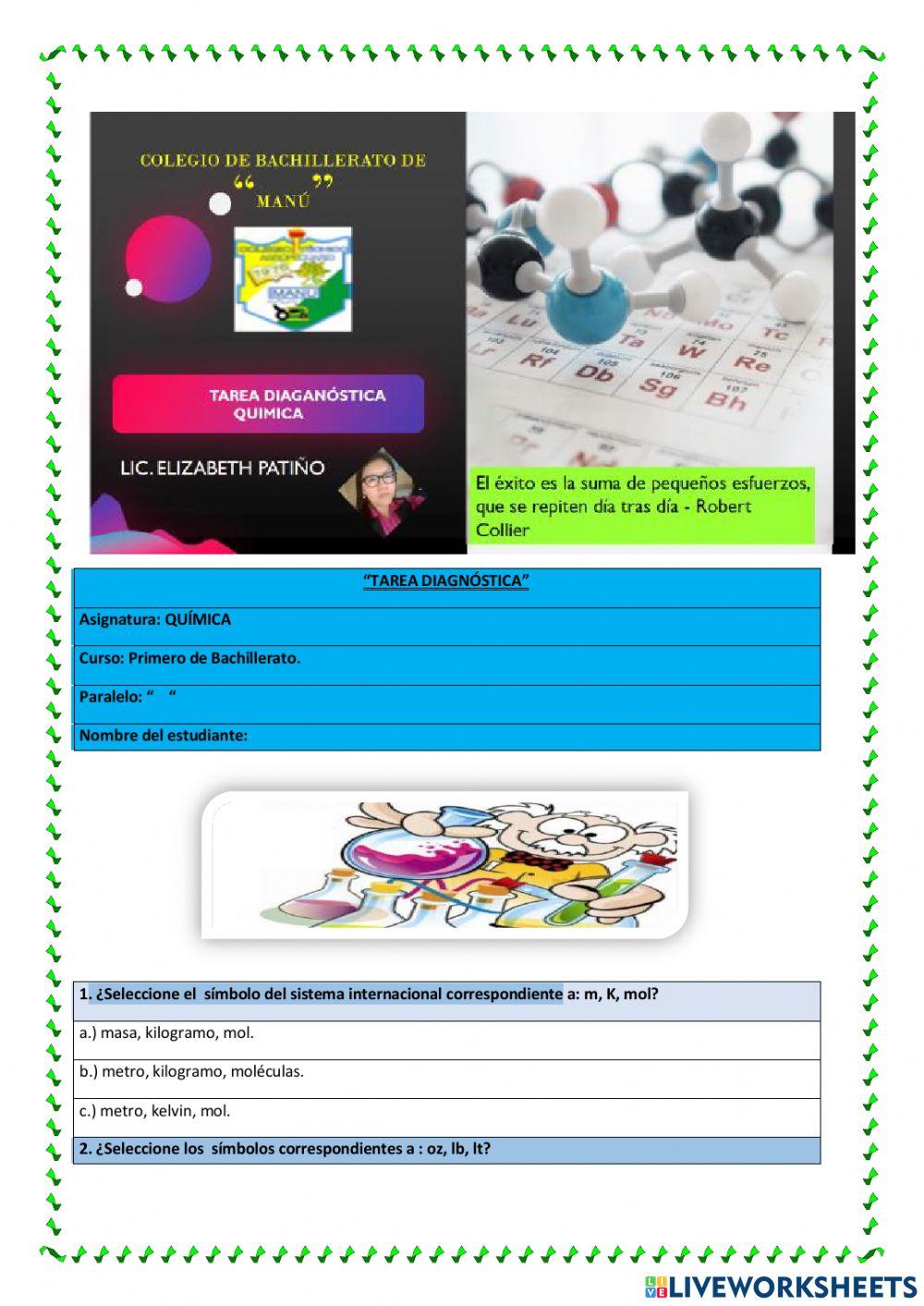 Evaluación diagnóstica