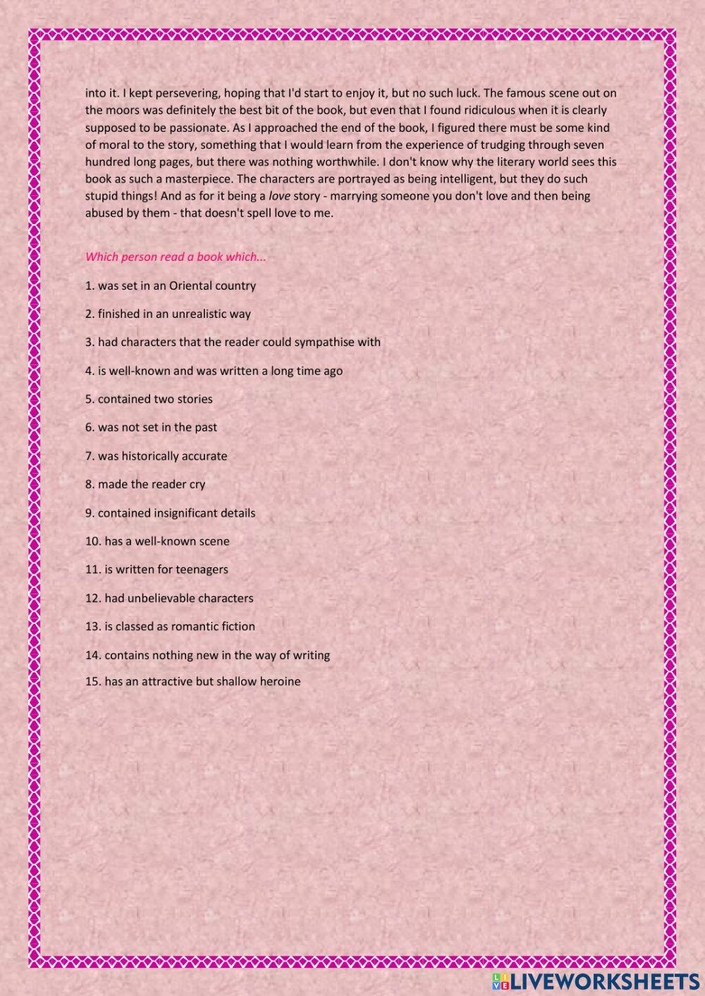 reading-comprehension-online-exercise-for-b2-live-worksheets