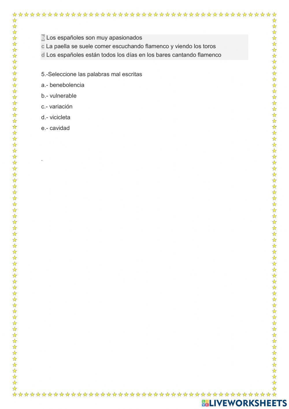 Prueba de diagnóstico