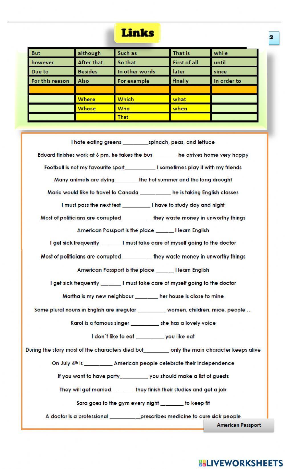 Connectors Amerpassport