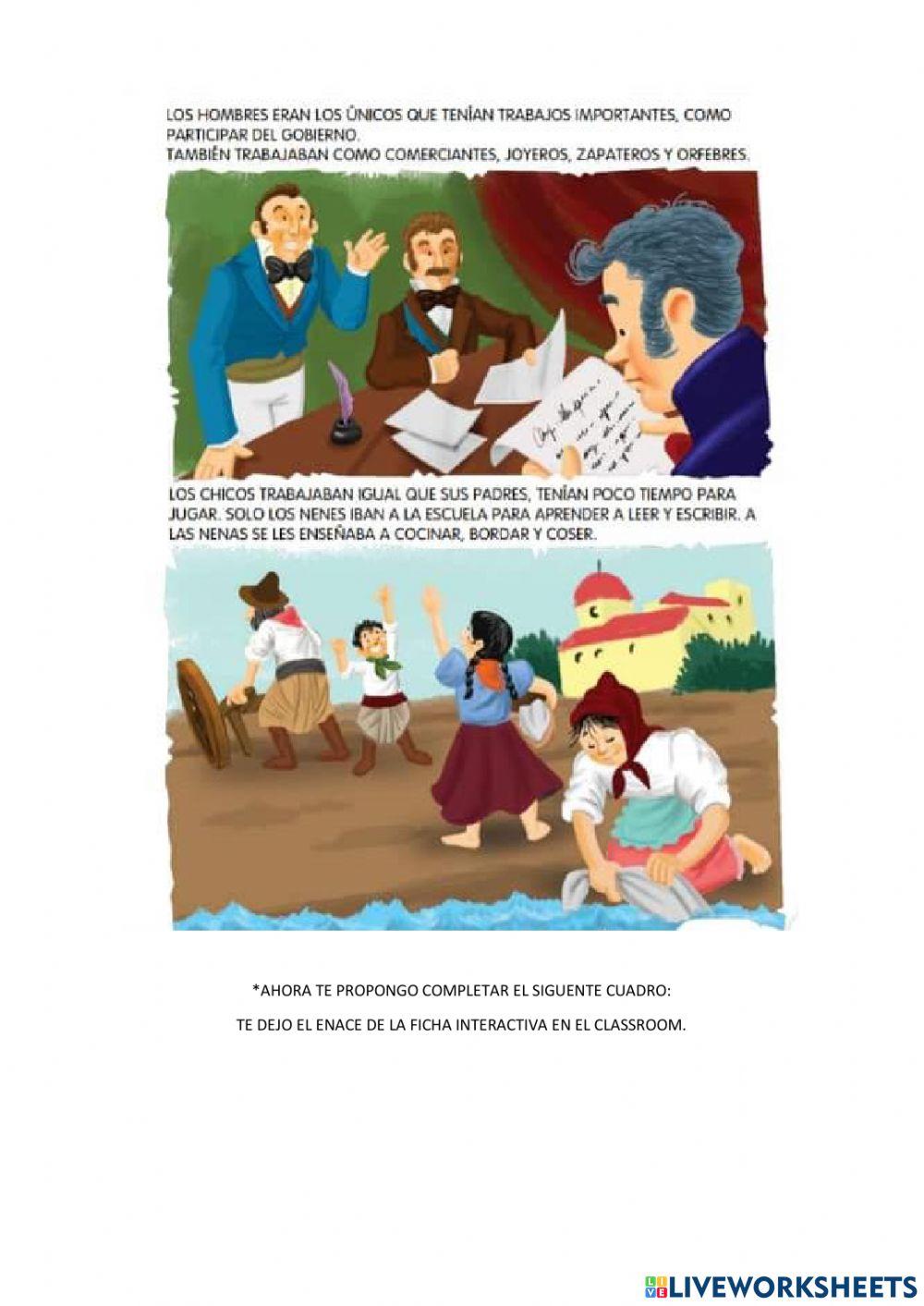 Familias en la colonia