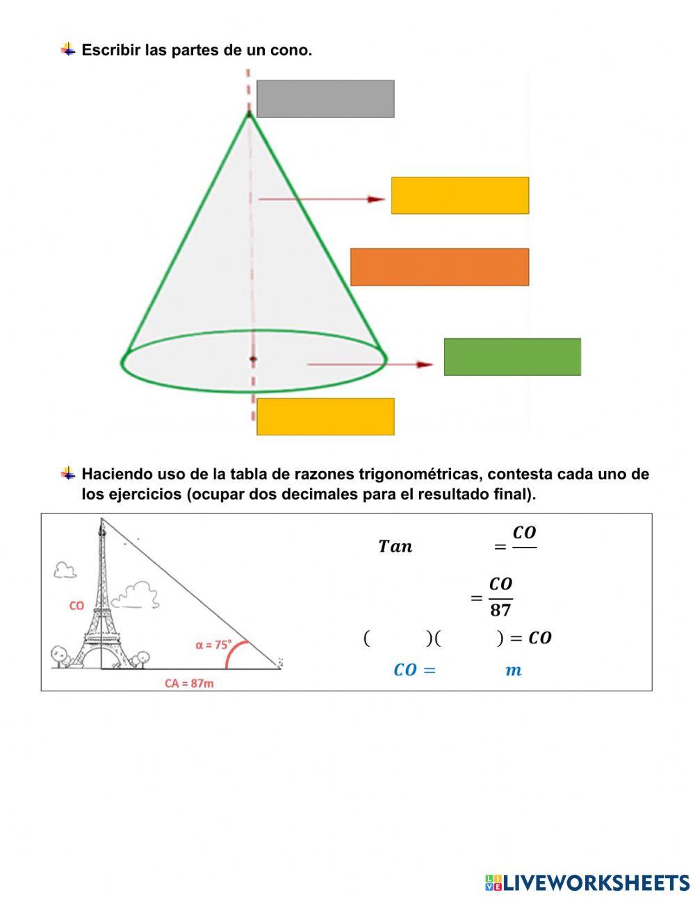 Examen de Matemáticas 3