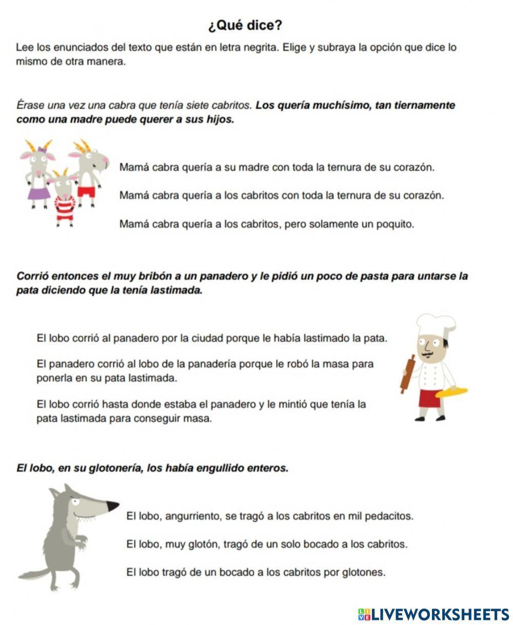 El lobo y los siete cabritos