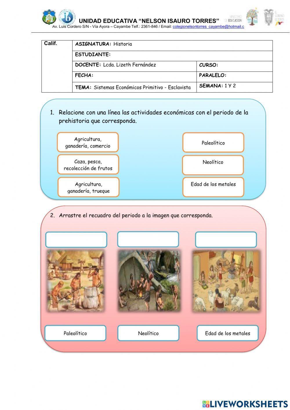 Sistemas económicos primitivos - esclavismo