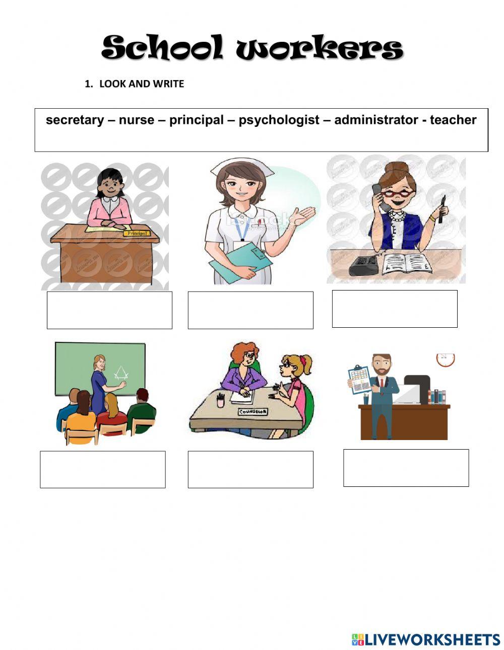 School Workers Online Activity Live Worksheets the-role-of-social-workers-in-promoting-literacy-in-a-community