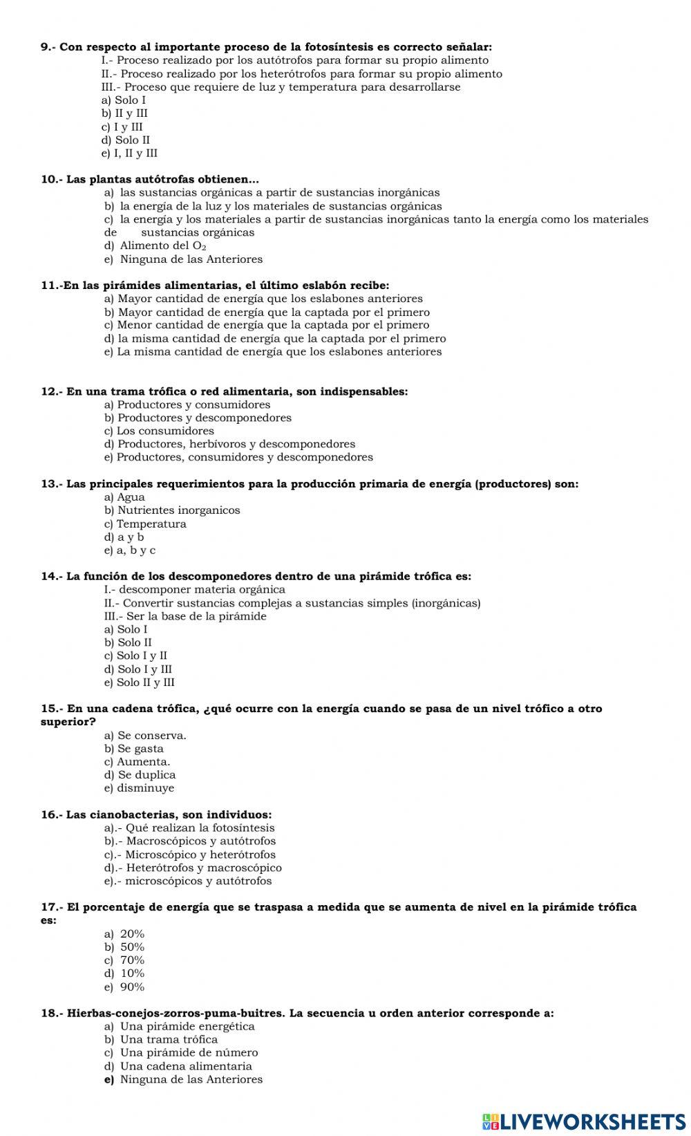 Flujo de la materia y energia