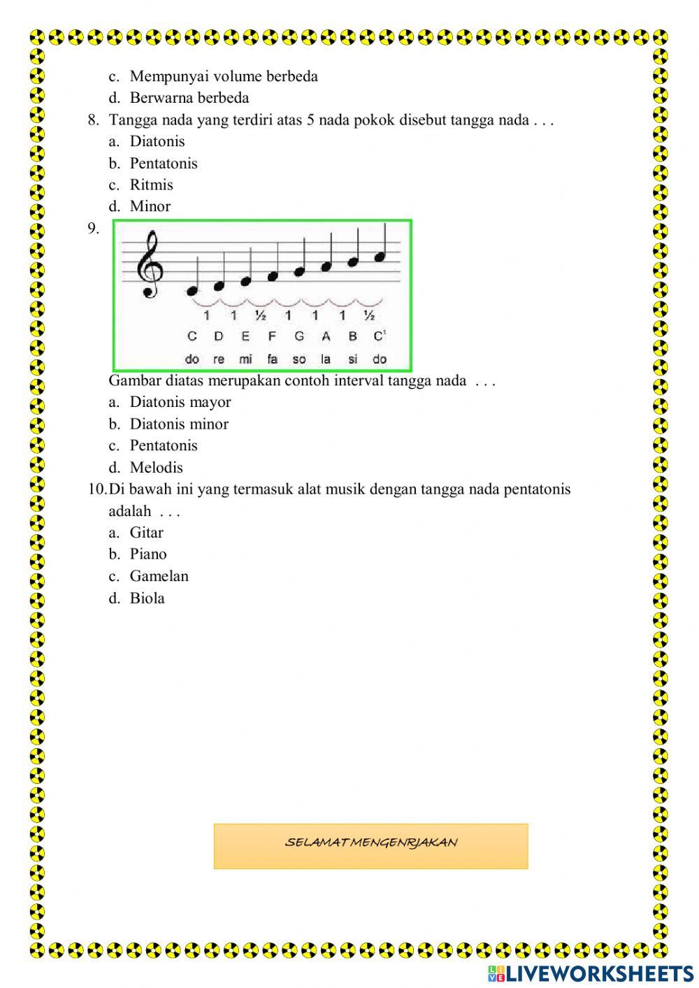 Evaluasi Tema 9 Subtema 1 PB 5