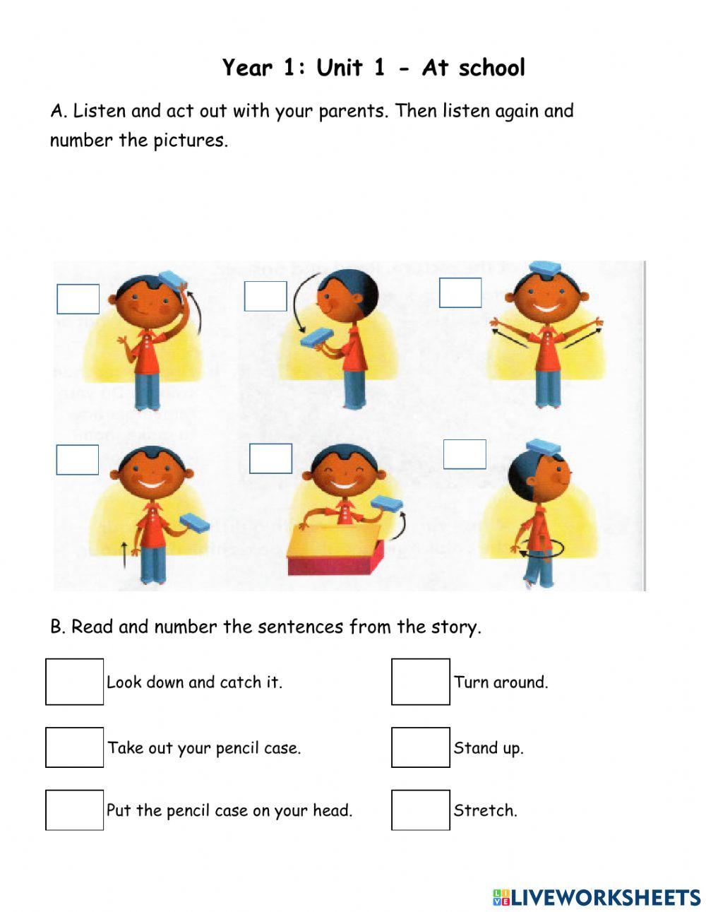 Superminds Unit 1: At school