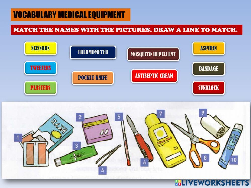 Medical Equipment Unit 3