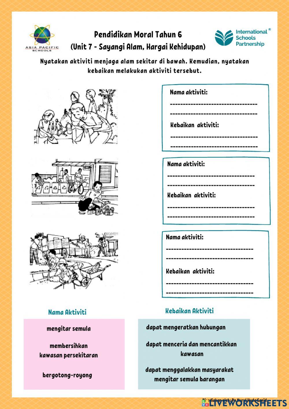 Unit 7 - Sayangi Alam Sekitar