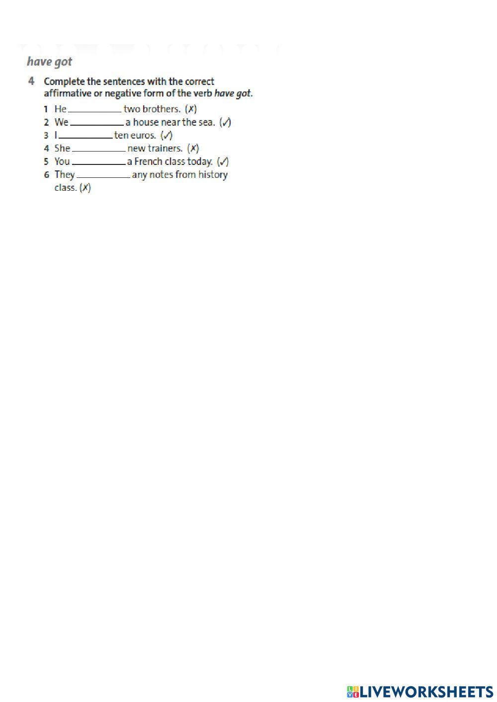 English plus 2 starter unit test B