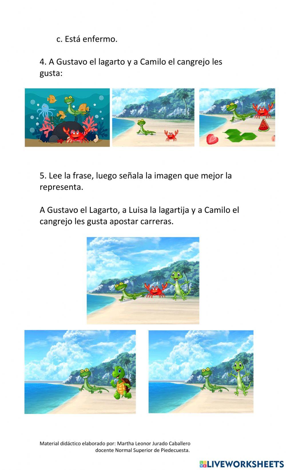 Comprensión de lectura