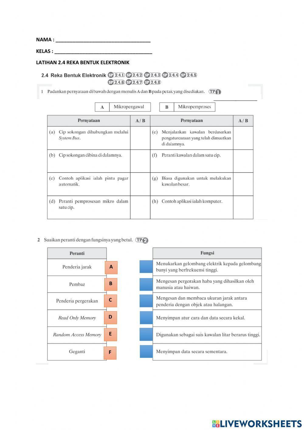 2.4 reka bentuk elektronik