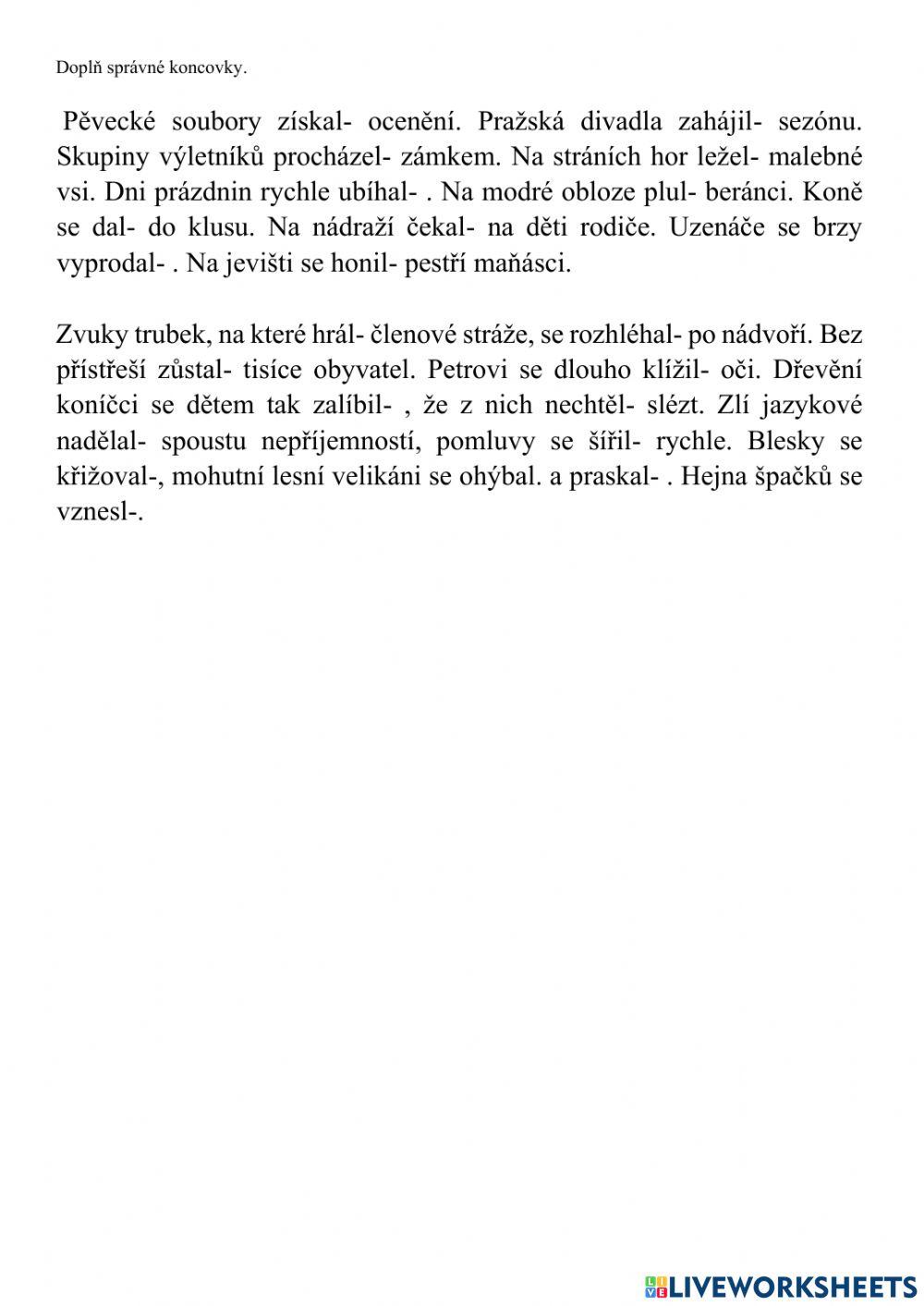 Shoda podmětu s přísudkem