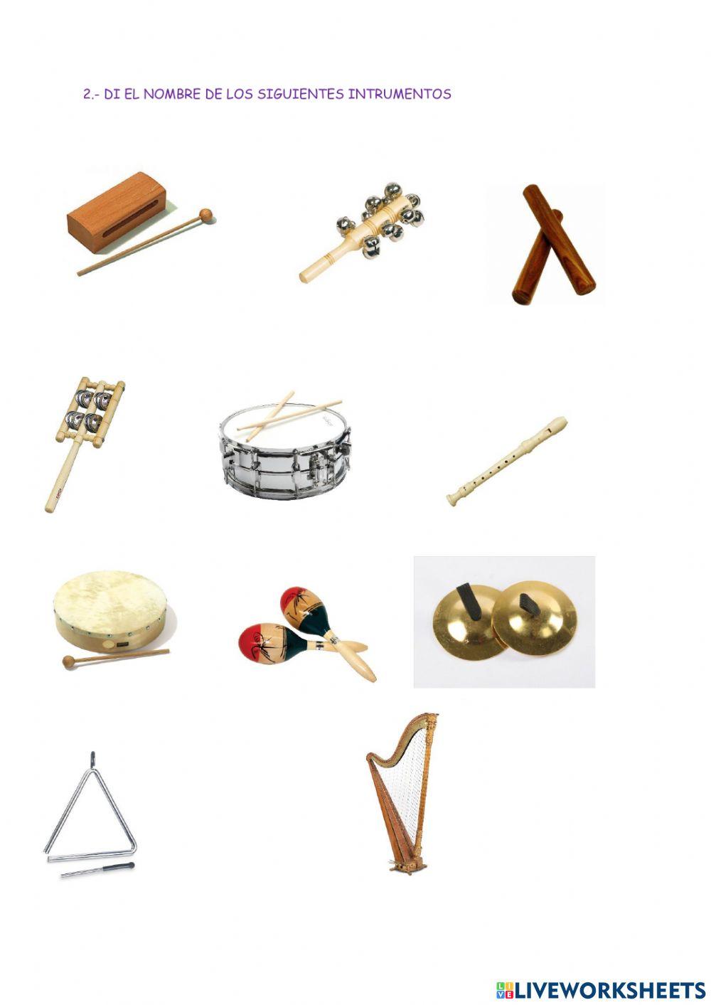 Notas musicales e instrumentos