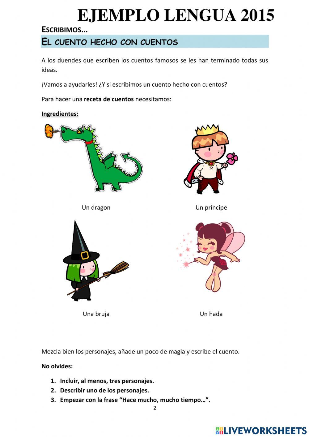 Expresion escrita lengua 5