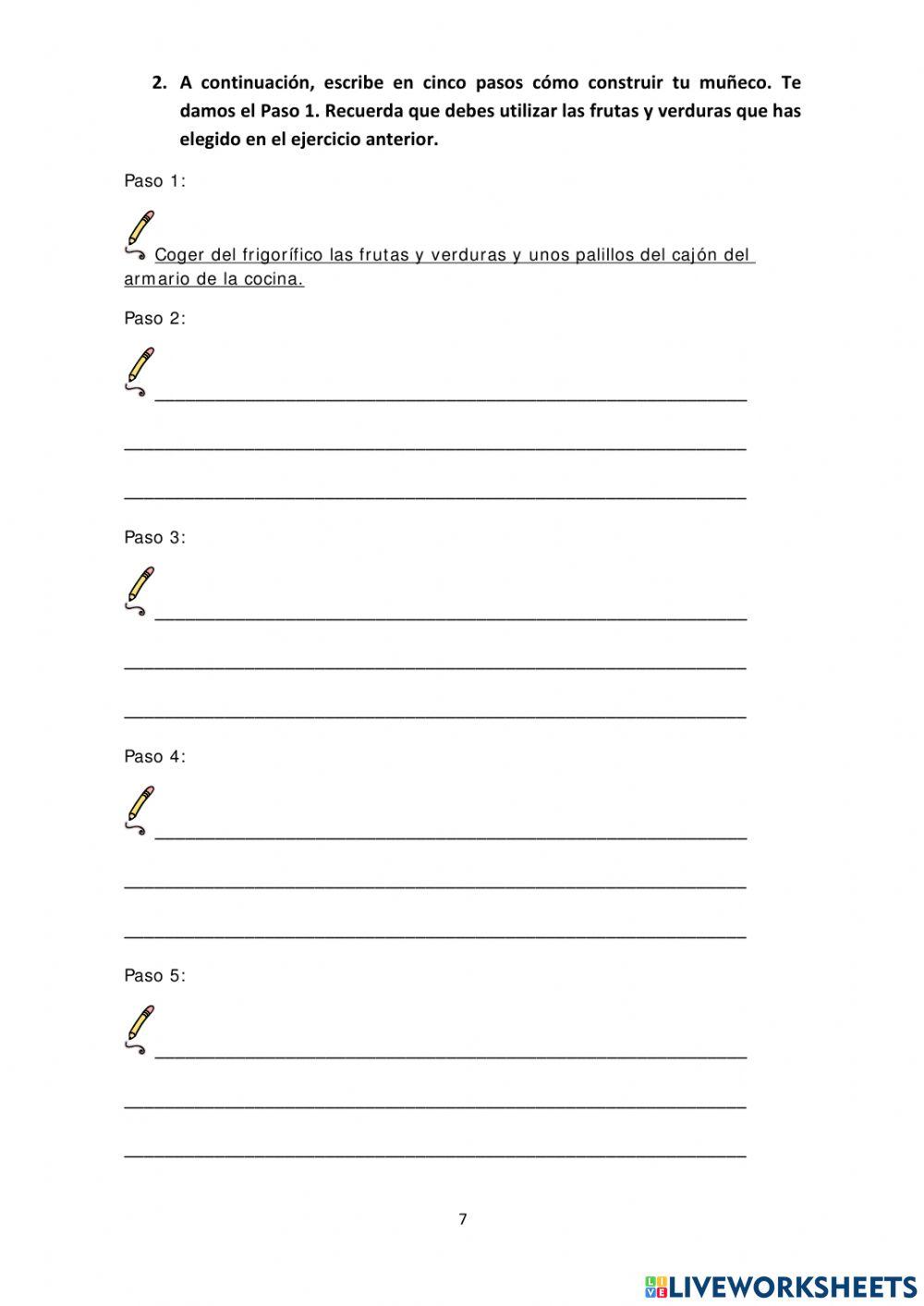 Expresion escrita lengua 5