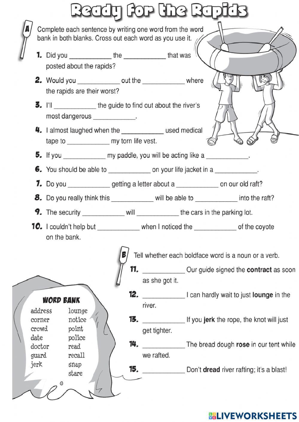 Homographs. Practice 2