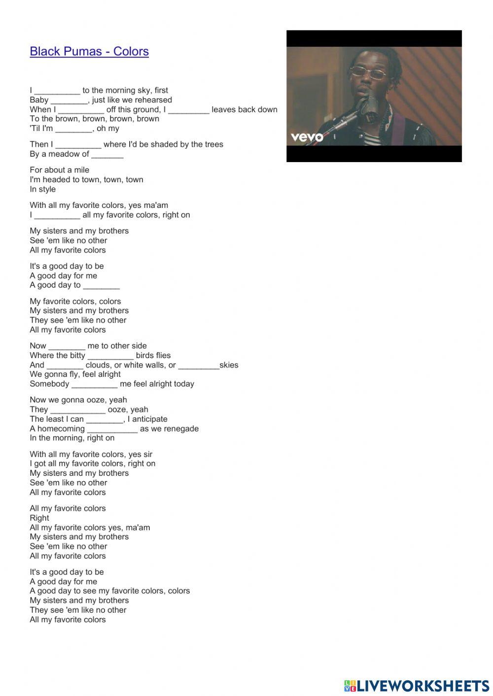 Colors - Black Pumas