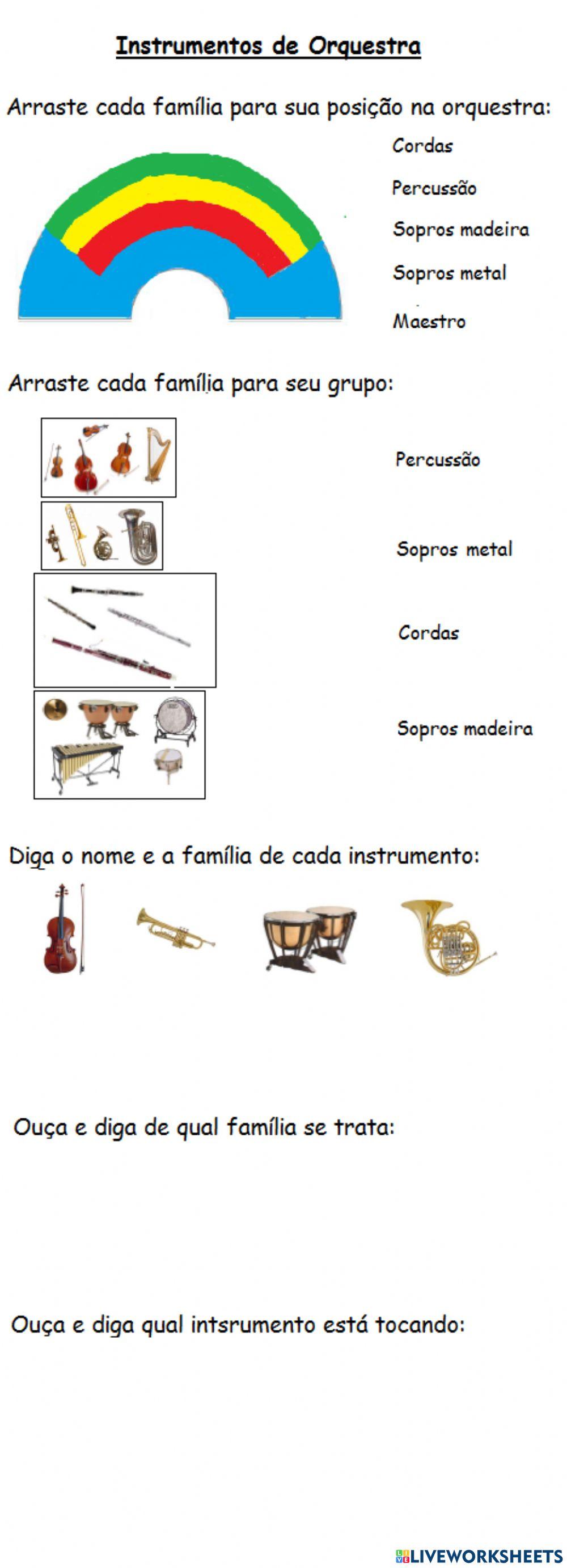 Instrumentos de orquestra