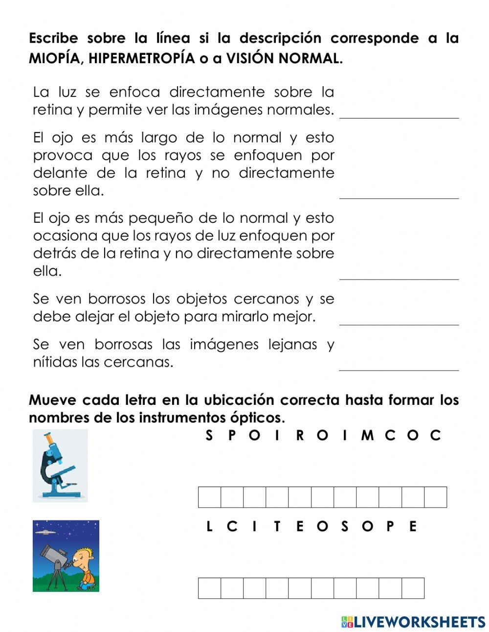 Ejercicios de óptica 6