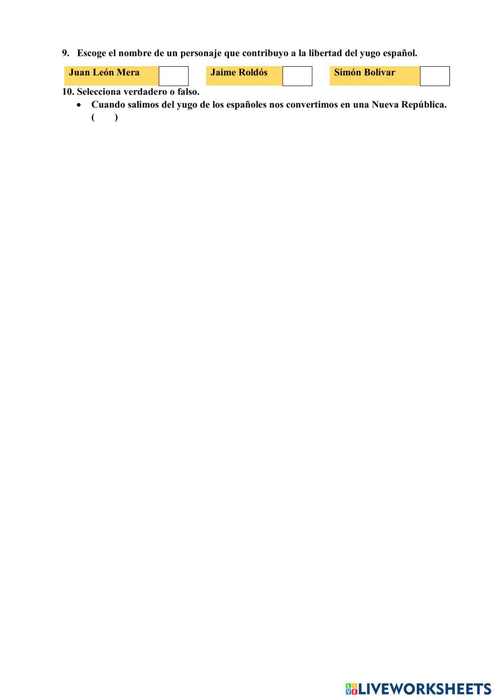 Prueba de diagnóstico 6to