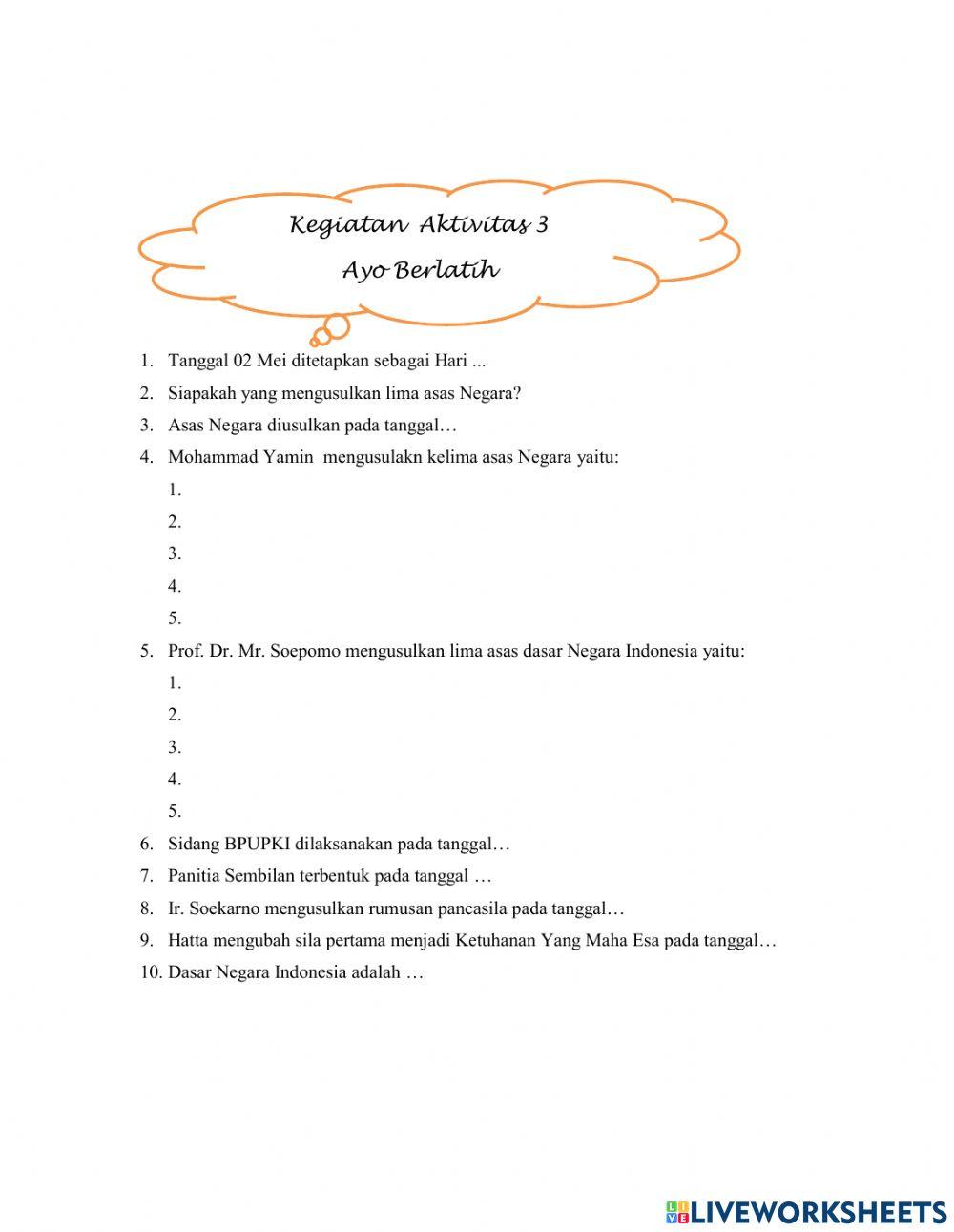 Lembar Aktivitas Siswa