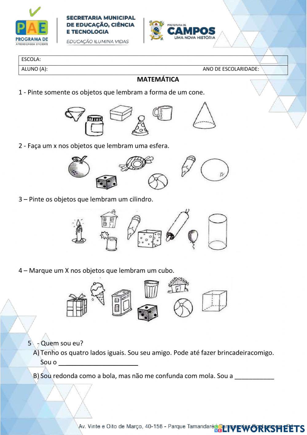 Sólidos Geométricos