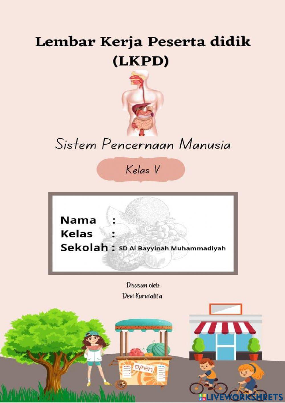 LKPD -sistem pencernaan manuasia-