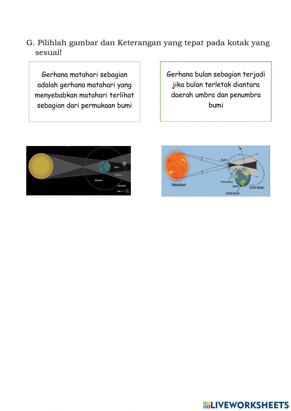 Gerhana Matahari dan Bulan