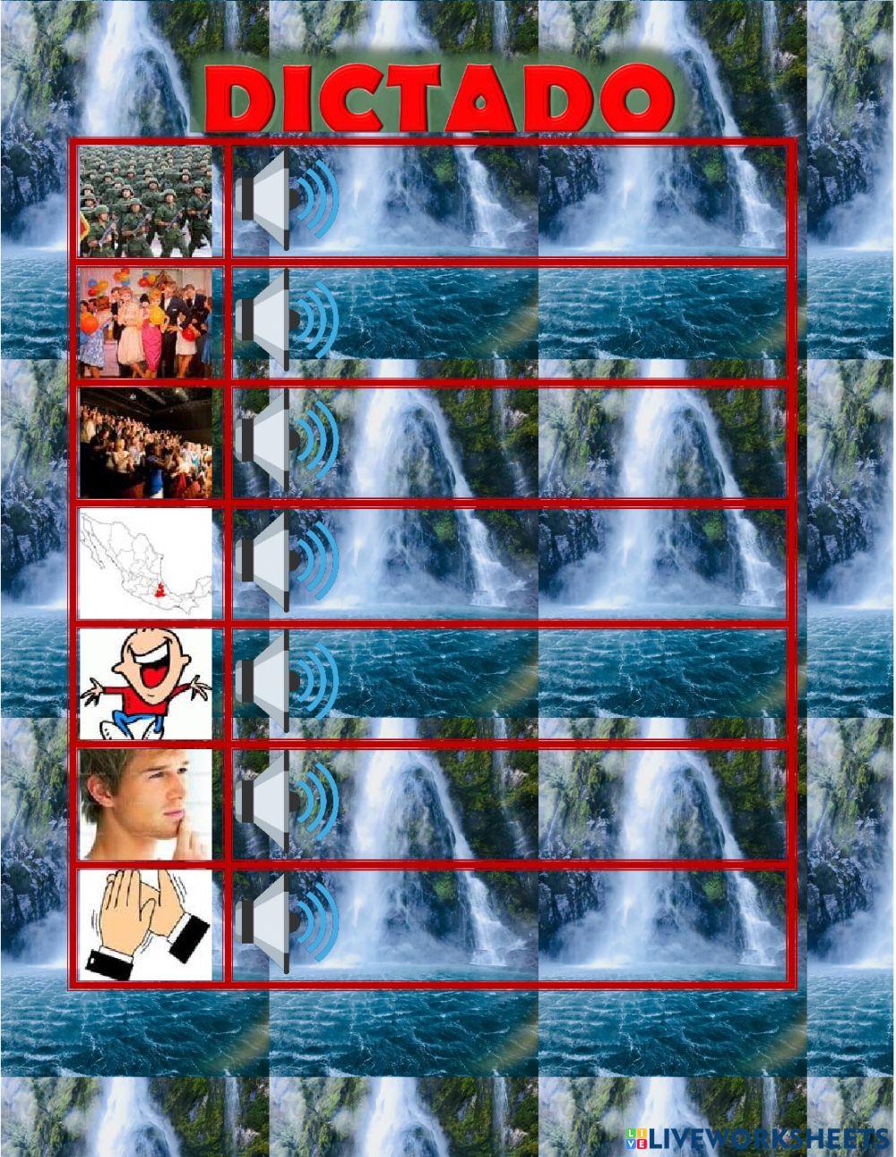 Vocabulario ¡Es Cinco de Mayo, Carlos!