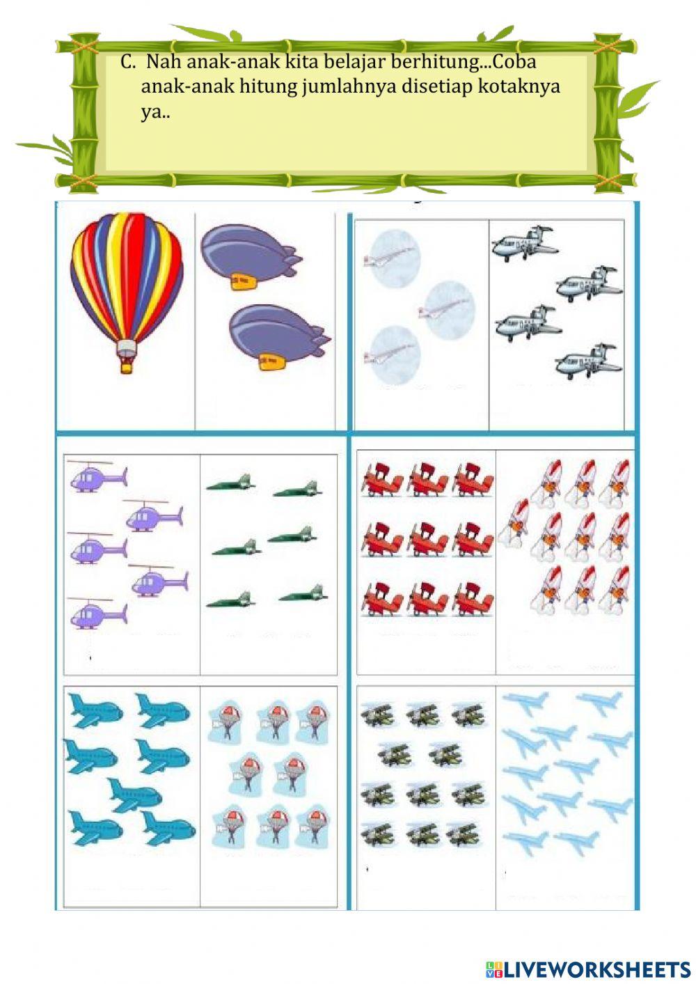 Tema alat transportasi UDARA