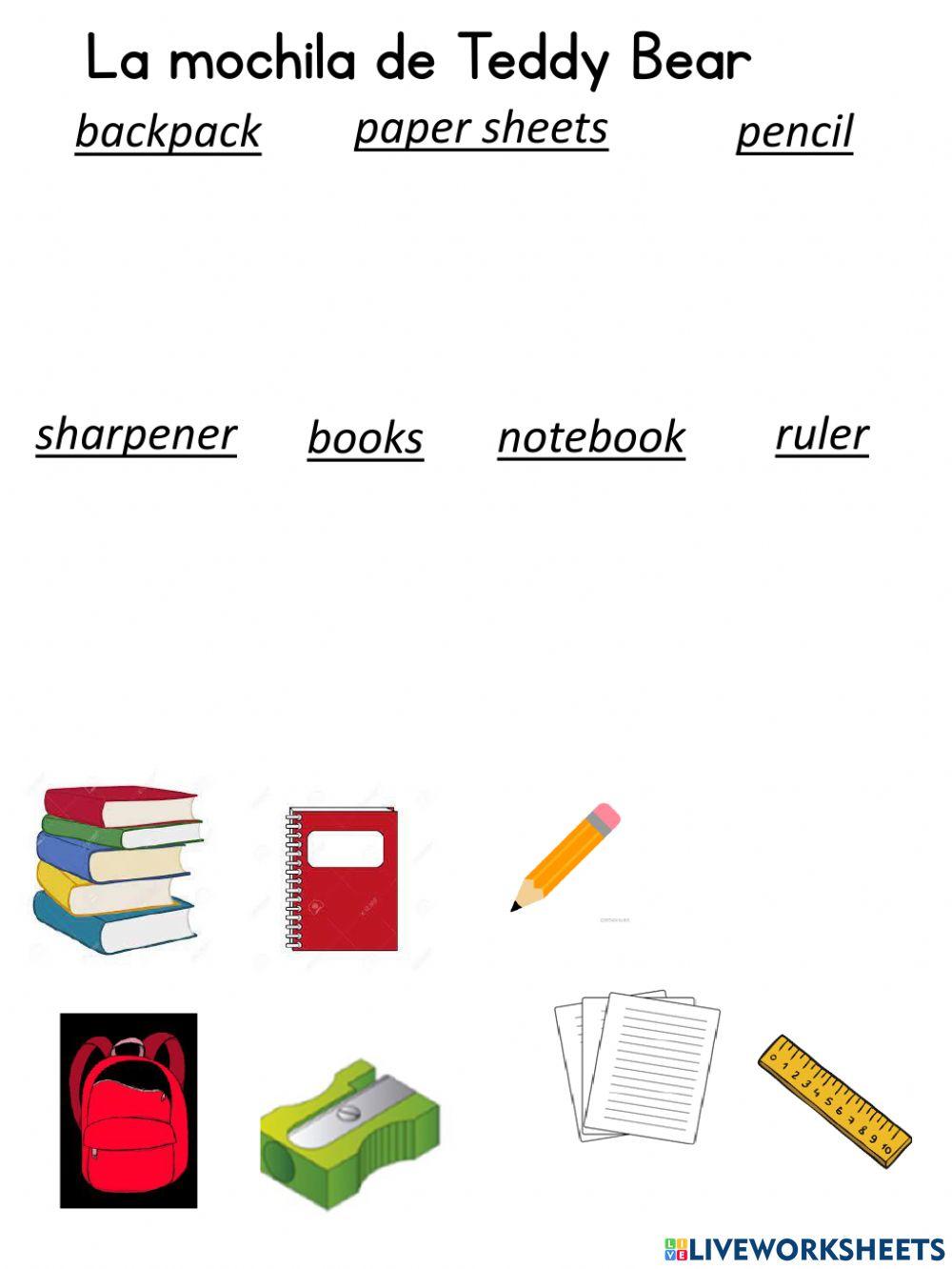 La mochila de Teddy Bear