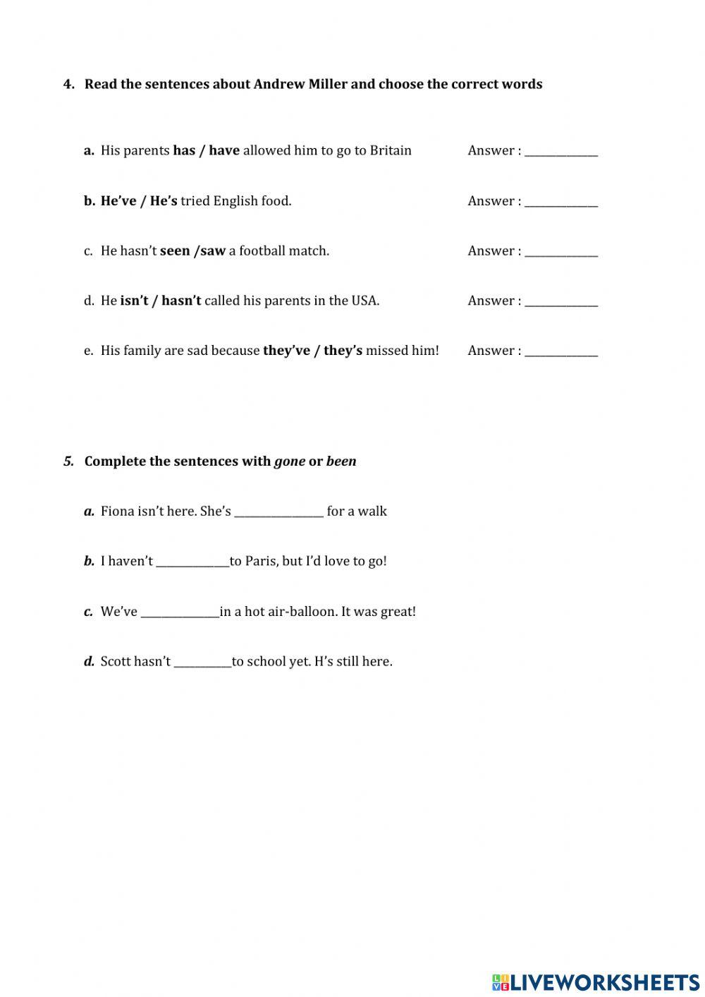Pulse 2-Present perfect-Affirmative and negative
