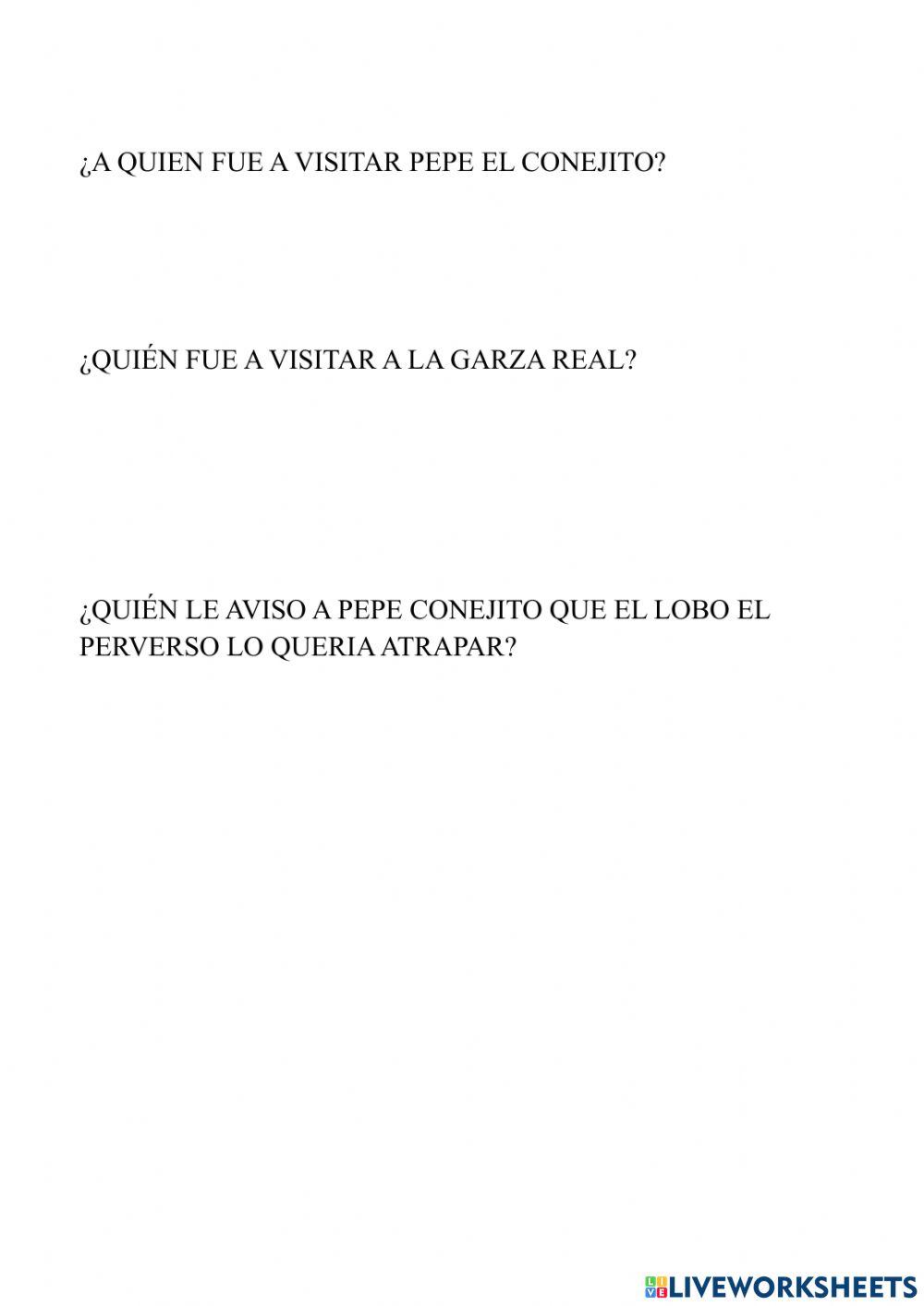 Cuento Pepe Conejito