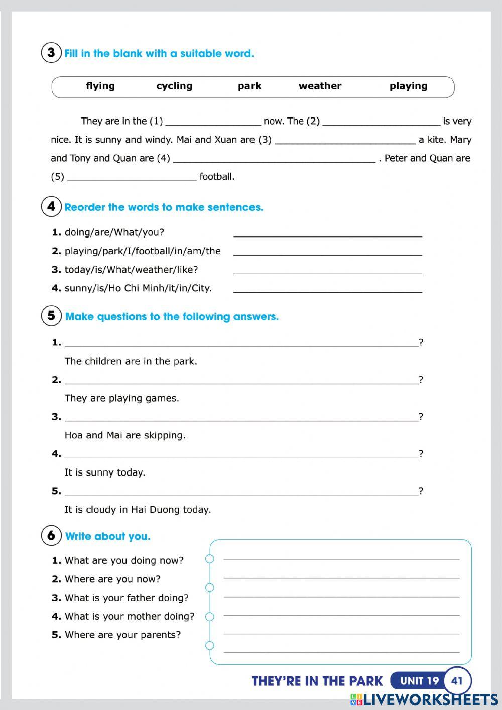 Reading comprehension