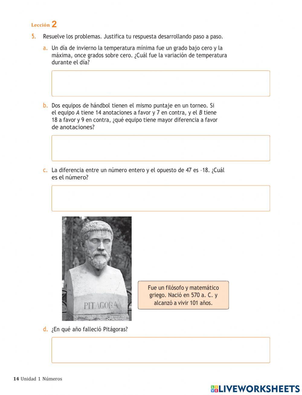 Adición  y sustracción en Z