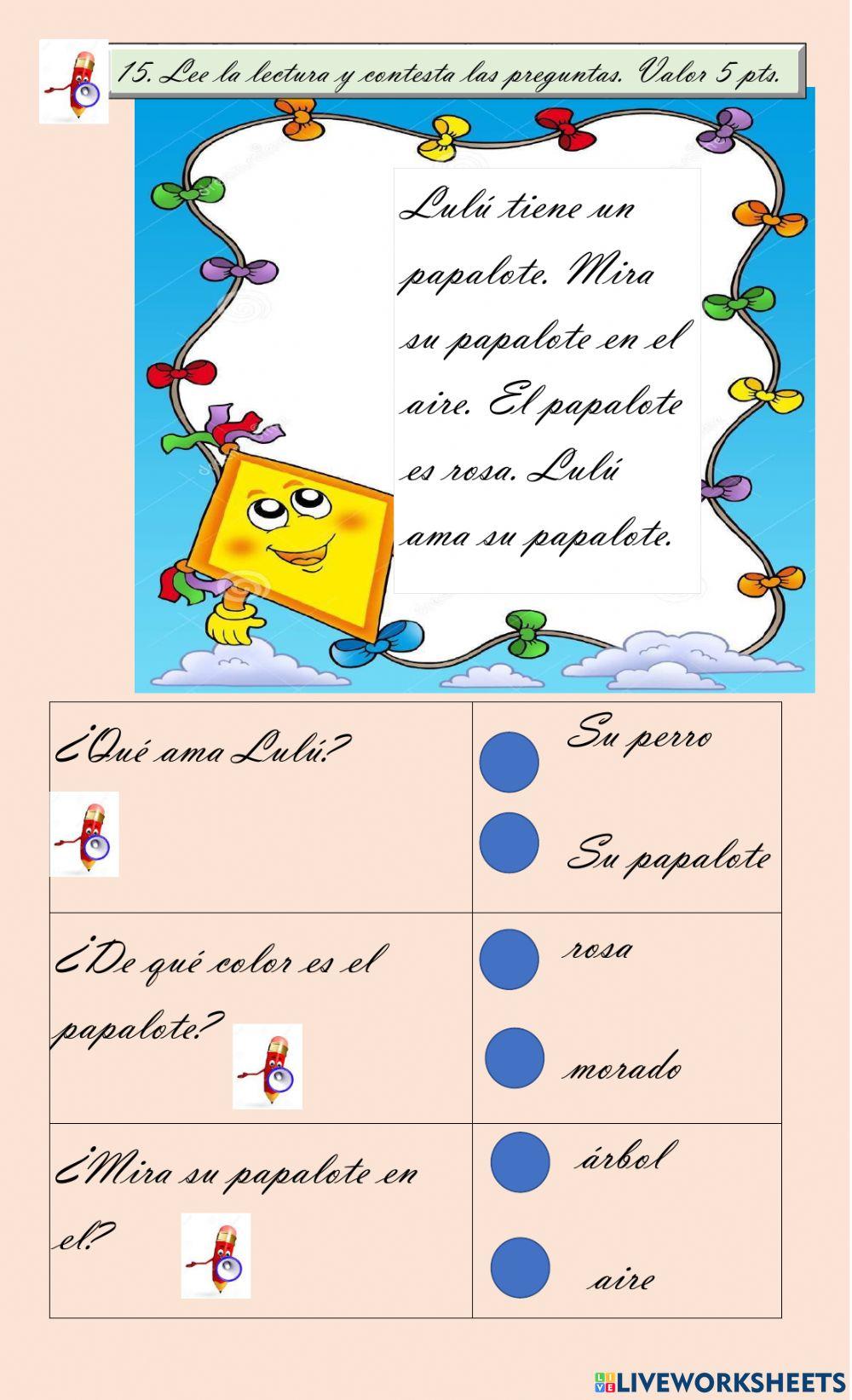 Examen de español