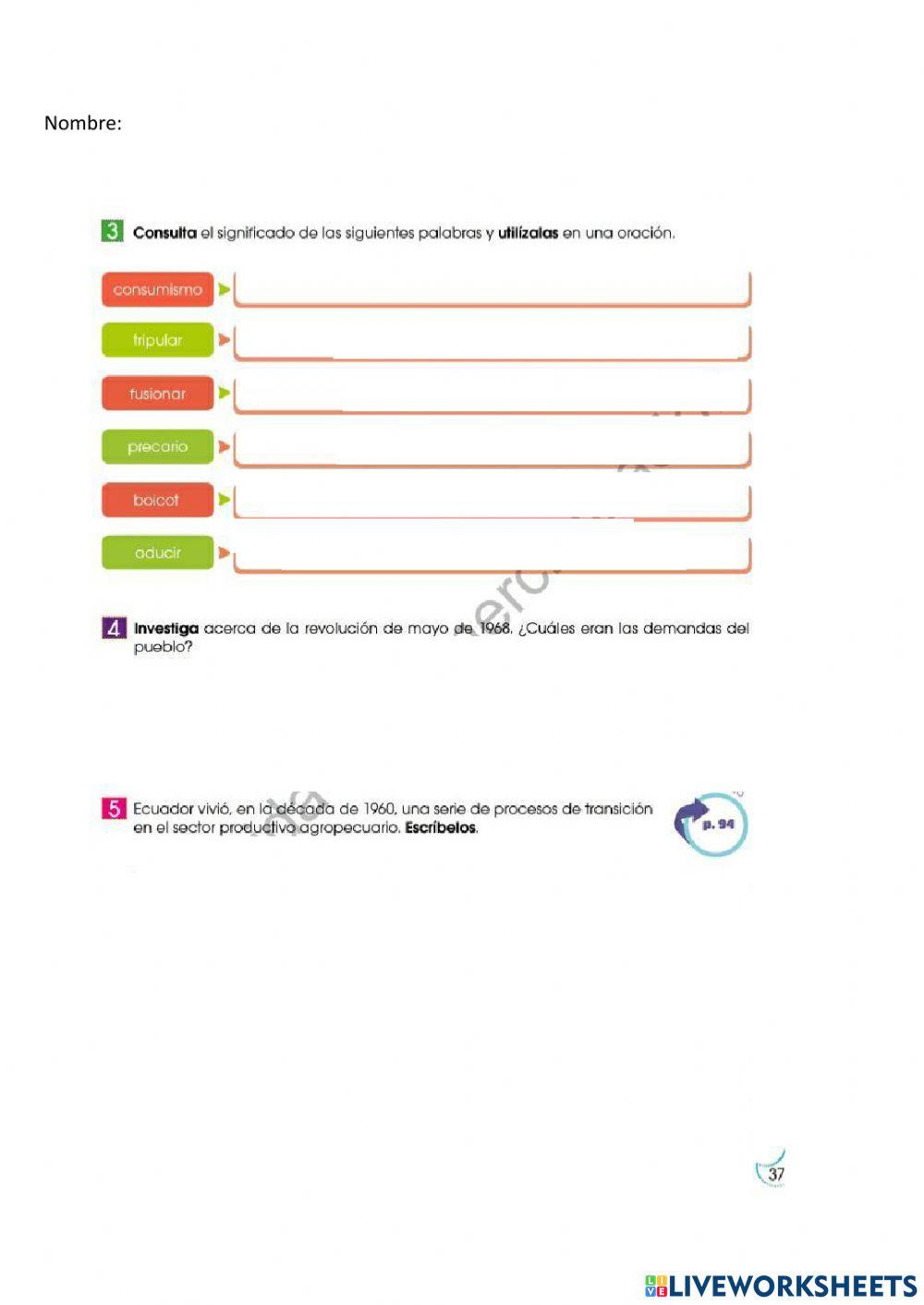 Actividad asincrónica estudios sociales