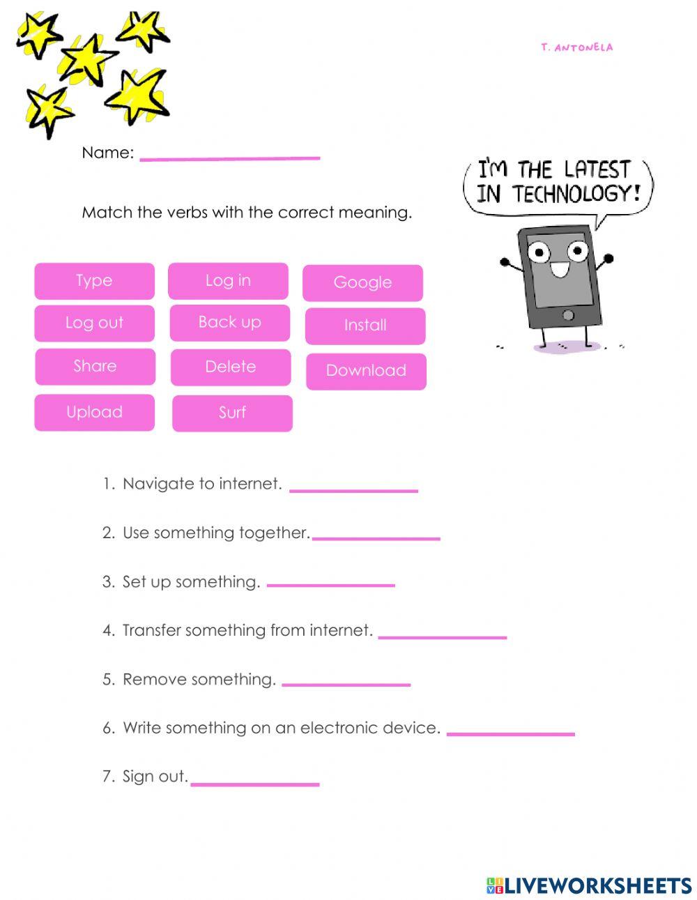 Basic technology verbs