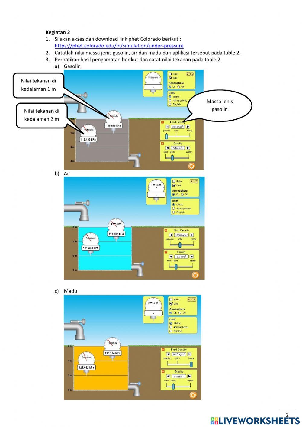 E-LKPD Tekanan Hidrostatis
