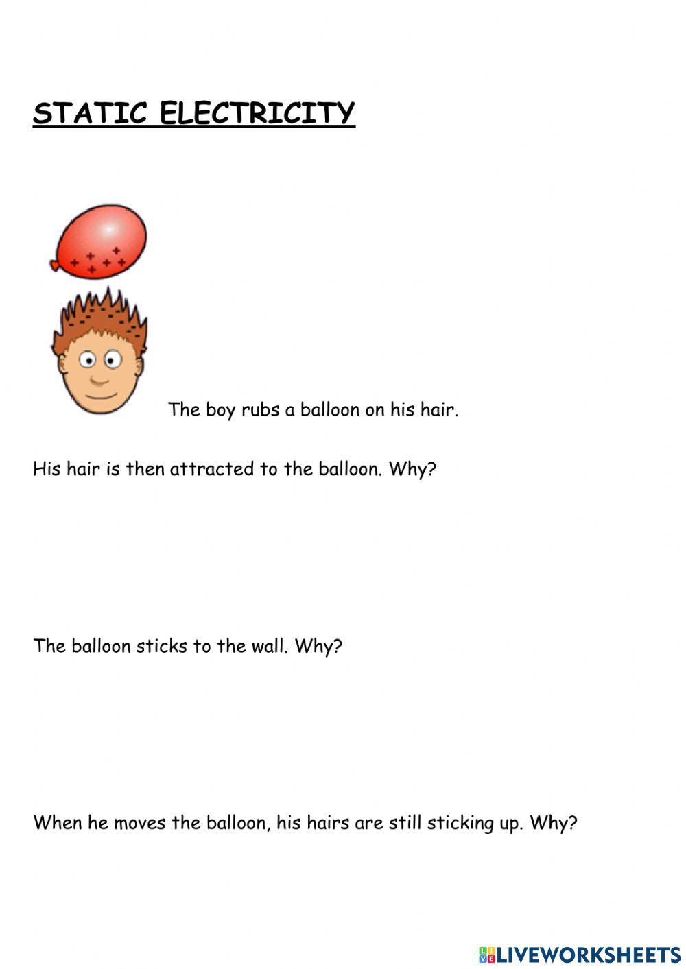 Static electricity Static electricity
